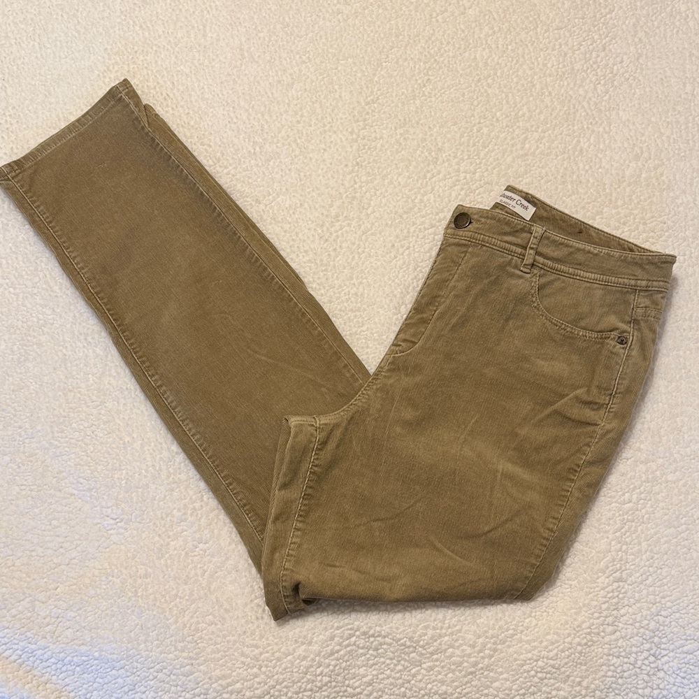 Women's Coldwater Creek Tan Classic Fit Corduroy Pants